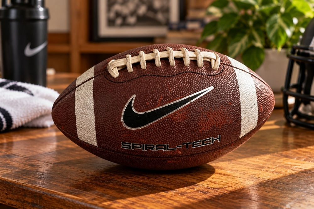 Nike Spiral-Tech Youth Size Football Brown 2011 Inflate to 11 lbs Used Good
